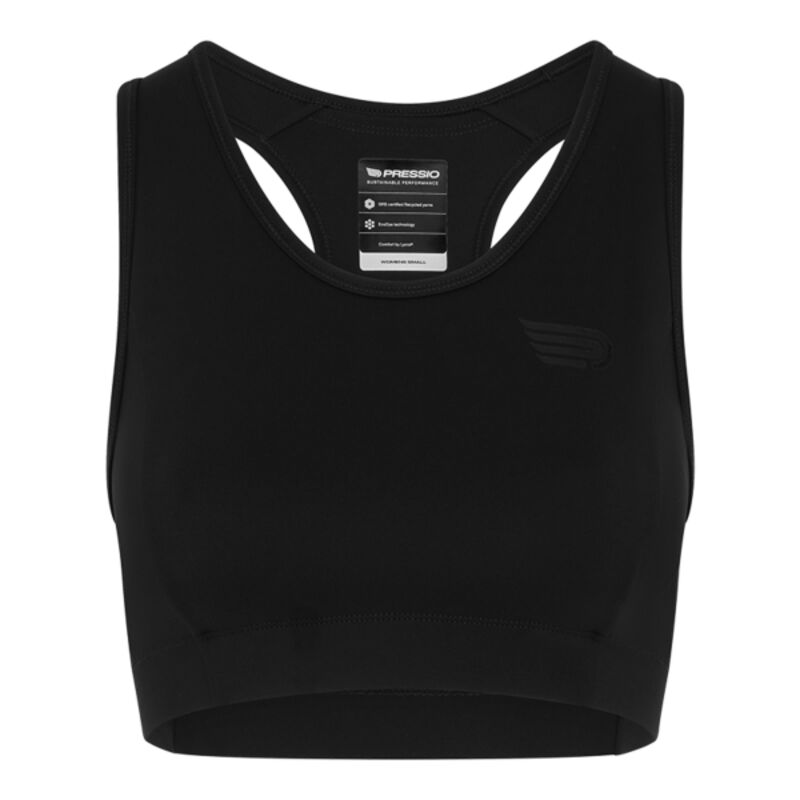 Women's Sustain Long Line Crop Bra Thumbnail